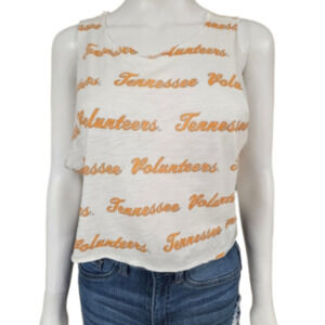 Tailgate Tennessee Volunteers Sleeveless Crop Top Size S